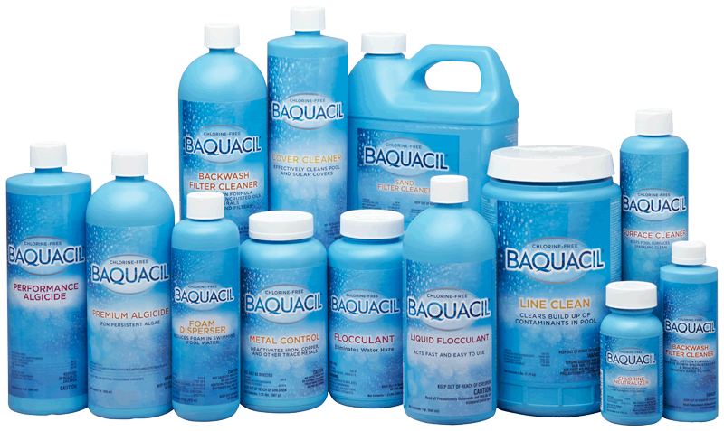 Baquacil pool cleaning chemicals
